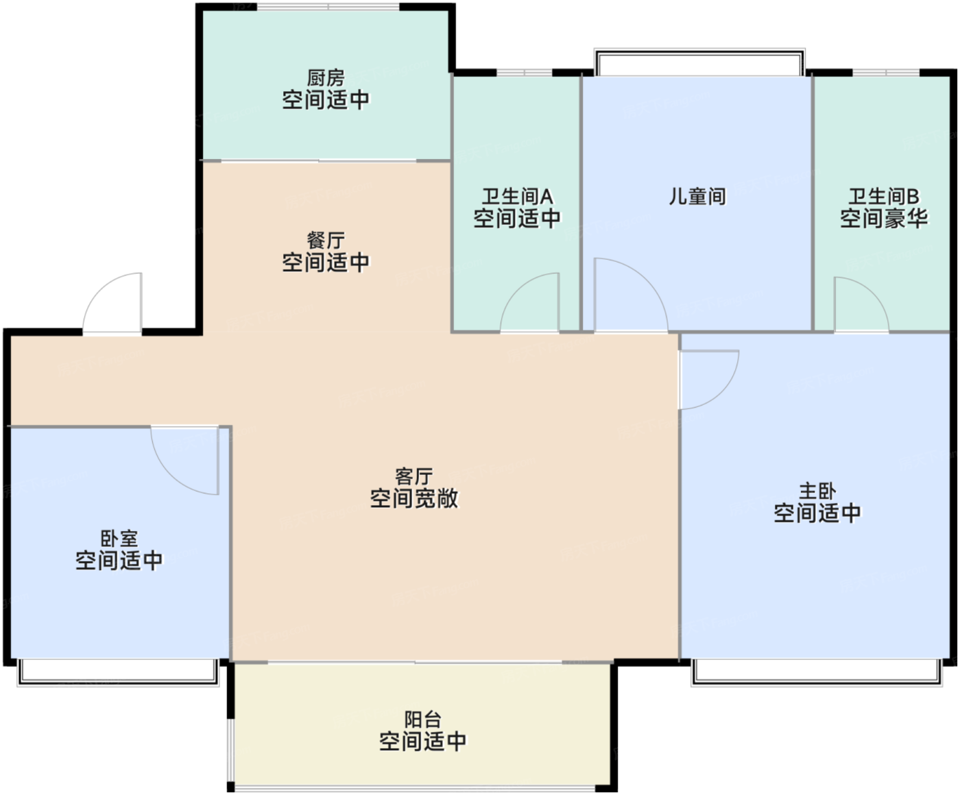 124户型（宽厅）