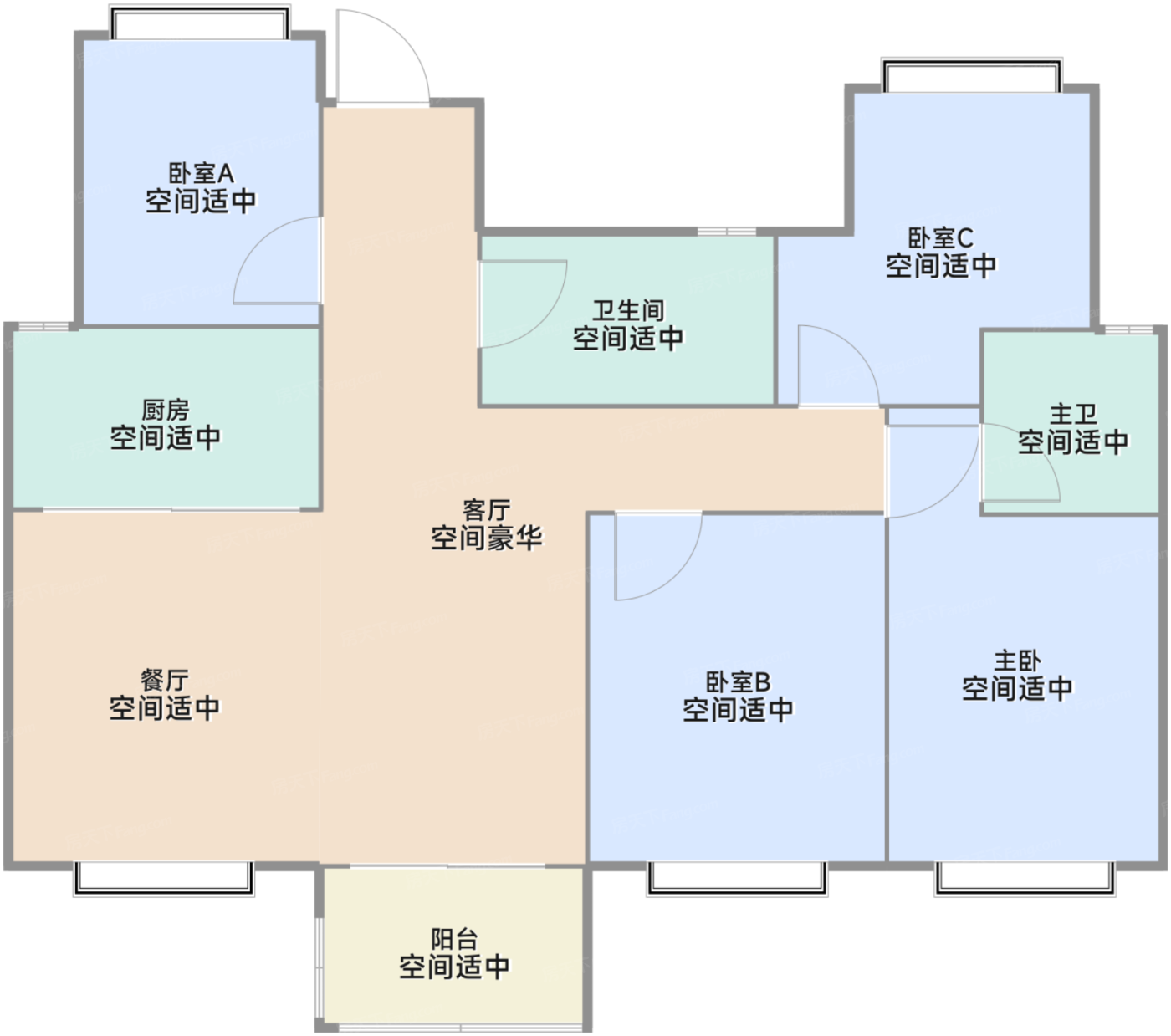 南地块六叠中叠