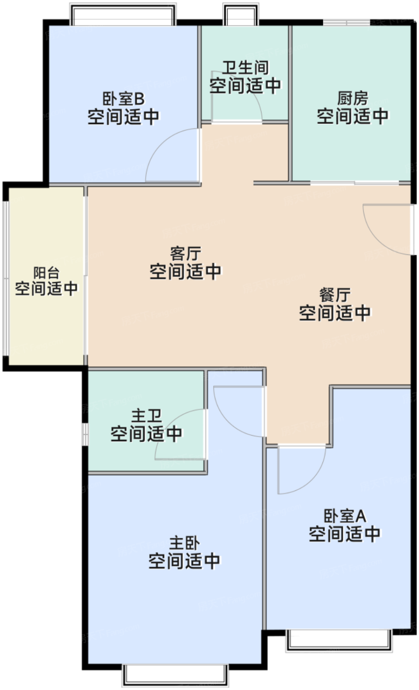 南地块高层102西